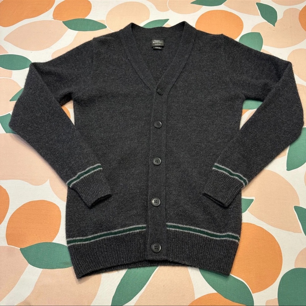 Orlando Studios Wizarding World Men's Slytherin Wool Cardigan Sweater XS Used